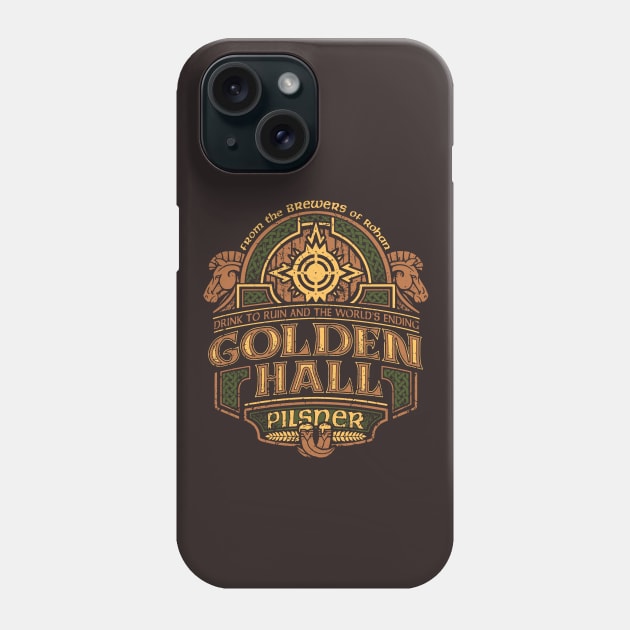 Golden Hall Pilsner Phone Case by CoryFreemanDesign
