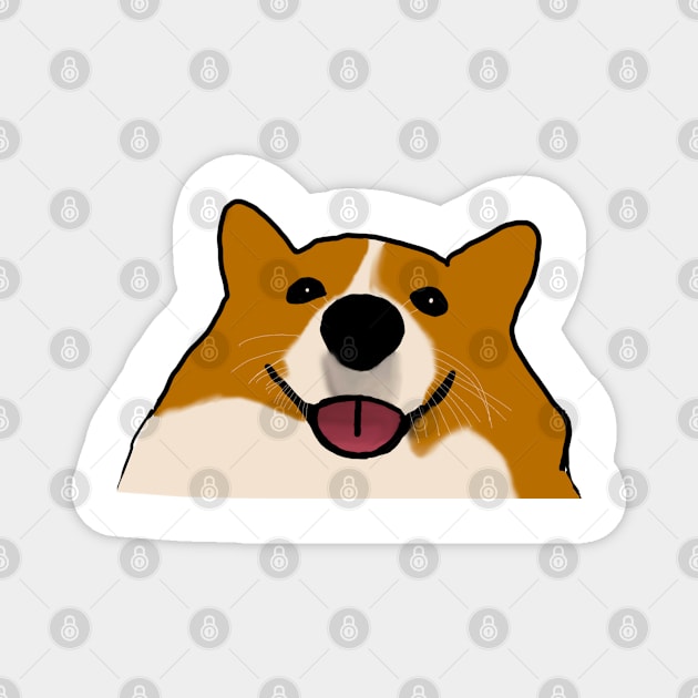 Funny corgi Magnet by Dexter1468