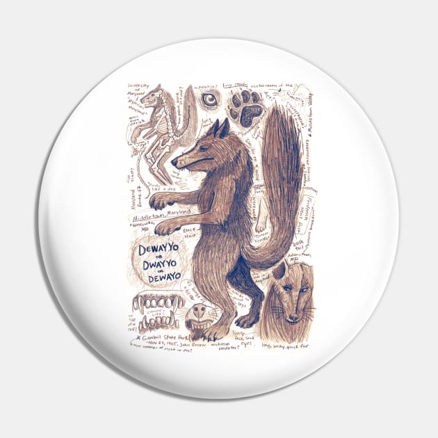 Dewayo/Dwayyo Werewolf Pin by Ballyraven