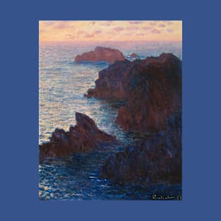 Rocks - Claude Monet T-Shirt