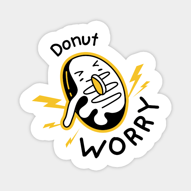 Donut worry Magnet by J0TASHOP 