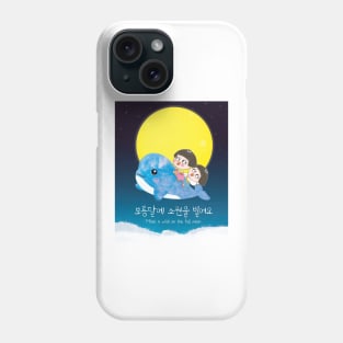 Make a wish on the full moon Phone Case