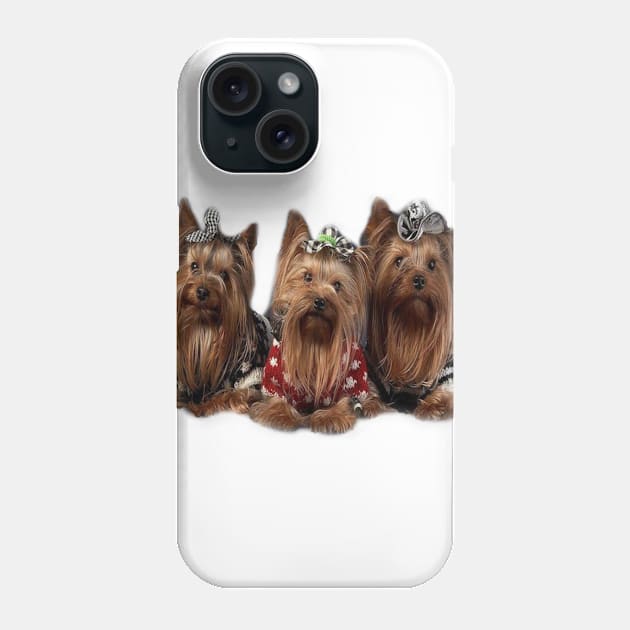 Three Pet love Phone Case by ngoclucbkhn