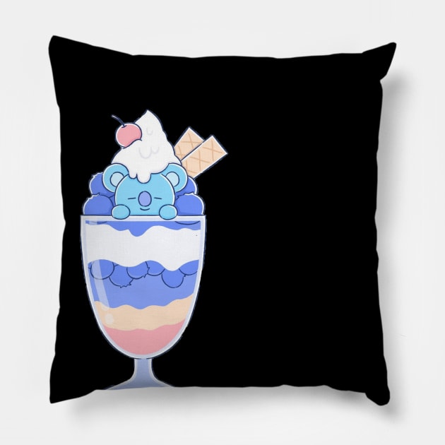 BT21 Koya Ice Cream Pillow by ZeroKara