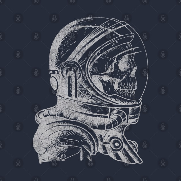 Deep Space Skull Astronaut by machmigo