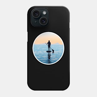 Tranquil Dawn Paddleboarding Experience Phone Case