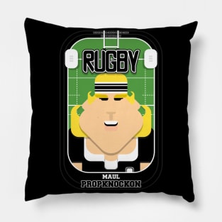 Rugby Black - Maul Propknockon - Hazel version Pillow