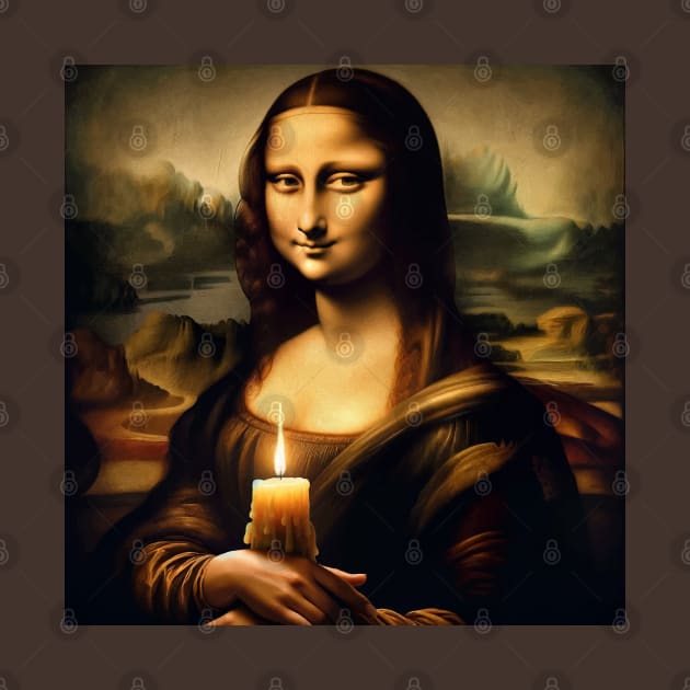 Mona Lisa Candlemas Glow by Edd Paint Something