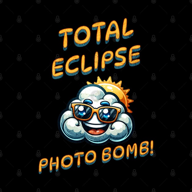 Total Eclipse Photo Bomb Cloud by 5 Points Designs