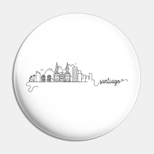 Santiago City Signature Pin