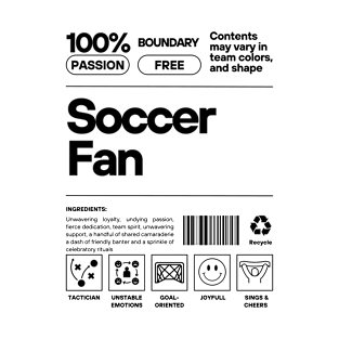 SCTX004 - Soccer Fan, Product Description T-Shirt