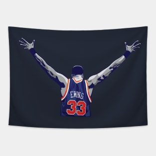 Patrick Ewing Raised Hands. Tapestry