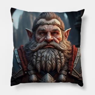 Realm of the Dwarven Monarch Pillow