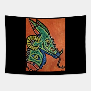 Wild creature head Tapestry