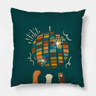 Discotheque Cats Pillow