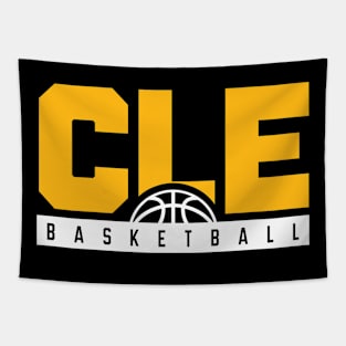 Cleveland Basketball Tee Tapestry