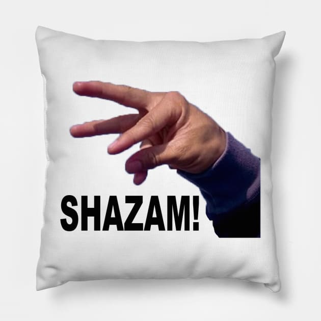 Shazam! Pillow by James Mclean