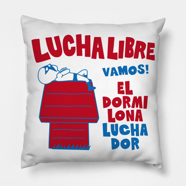 LUCHA LIBRE#70 Pillow by RK58