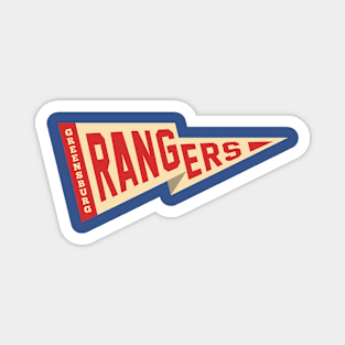 Greensburg Rangers - Red Pennant Magnet