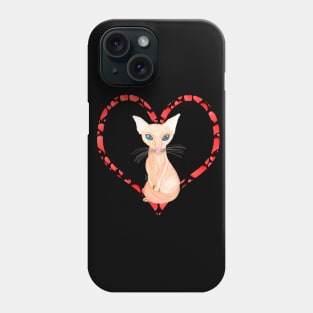 JAVANESE CAT HEART Phone Case