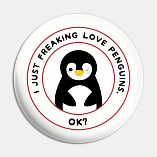 I just freaking love penguins, ok? Light Pin