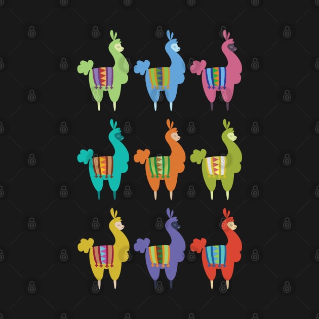 Llama Party by aglomeradesign