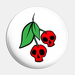 Skull Cherries Pin