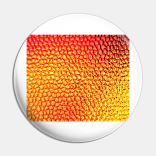 orange pattern in the style of fire behind profiled glass Pin