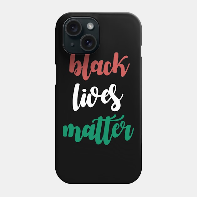 Black lives matter Phone Case by valentinahramov