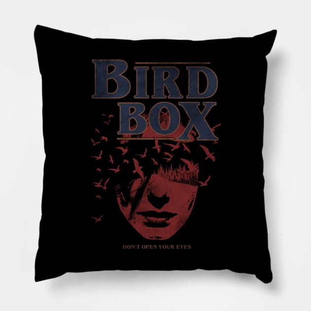 Bird Box Pillow by drewbacca