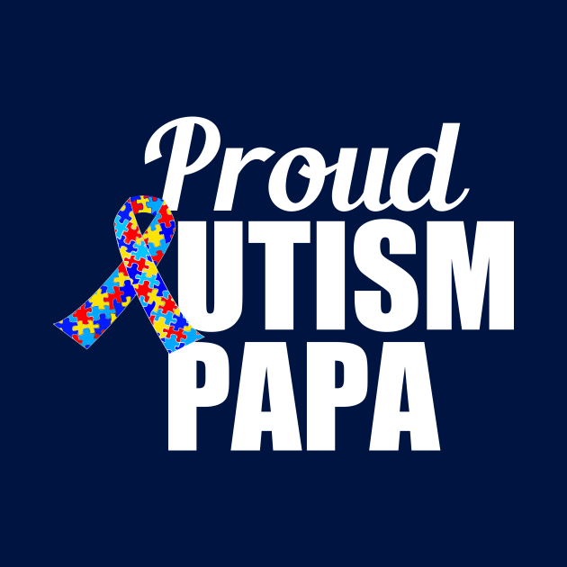 Proud Autism Papa by epiclovedesigns