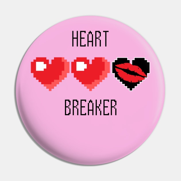 Heartbreaker Pin by LylaLace Studio
