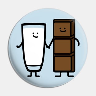 Milk and chocolate Pin