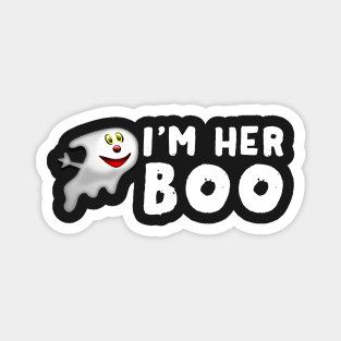 I'm Her Boo Halloween Couples Gifts Magnet