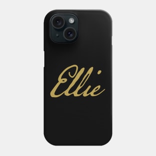 Ellie Typography Gold Script Phone Case