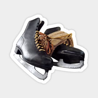 Vintage Ice Skates Magnet