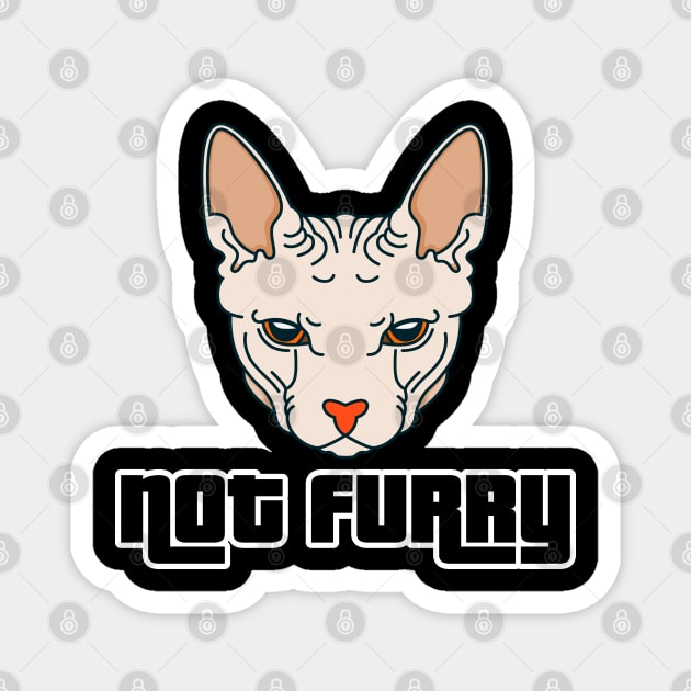 not furry Magnet by ruben vector designs