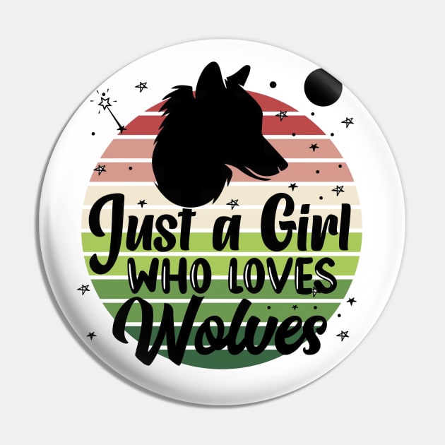 Just a girl who loves Wolves 3 Pin by Disentangled