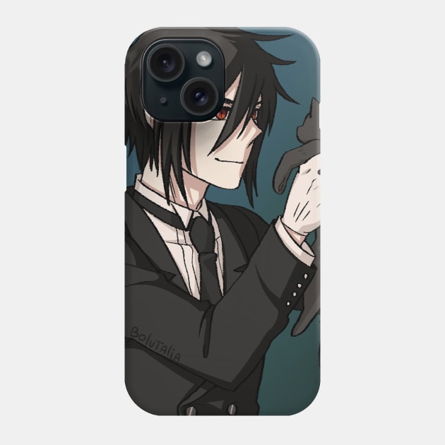 Sebastian Michaelis FANART Phone Case by Aghali