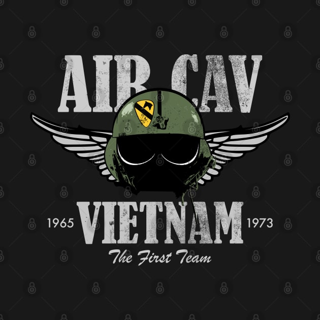 Air Cav Vietnam - Huey Pilot Helmet (distressed) by TCP