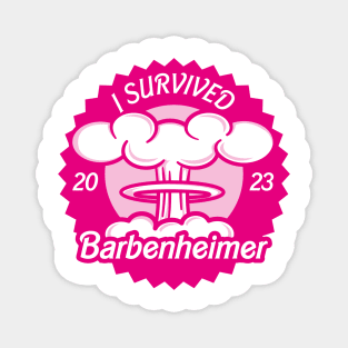 I Survived Barbenheimer Magnet