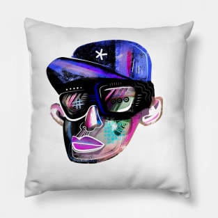 Abstract face Pillow