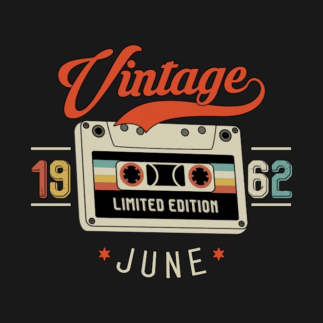 June 1962 - Limited Edition - Vintage Style by Debbie Art