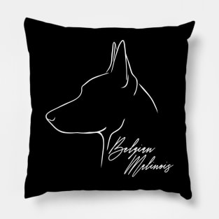 Belgian Malinois Profile dog Pillow