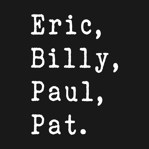 Eric, Billy, Paul, Pat - Bandmembers Mr Big by MeowOrNever