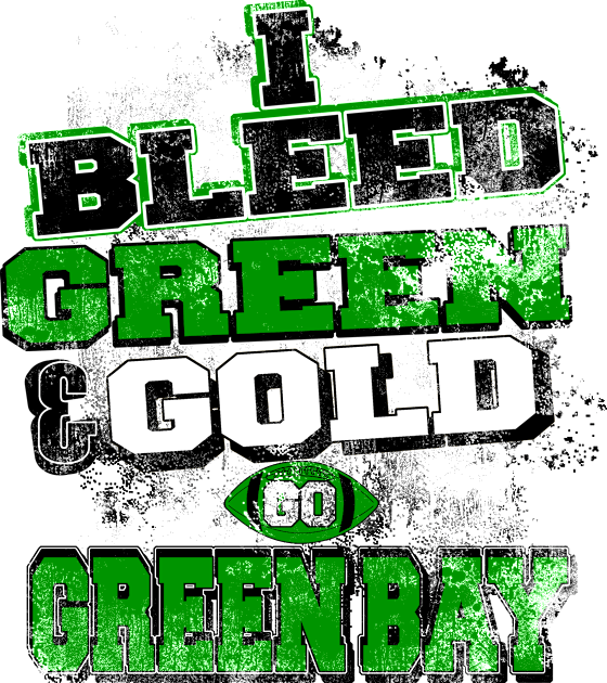 I Breed Green And Gold Greenbay Kids T-Shirt by jerranne