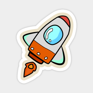 Space Rocket Magnet