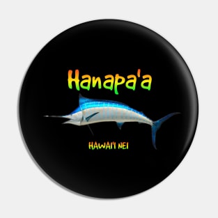 Hanapa'a fish on Hawaii Hawaiian Pin