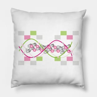 Molecular  Helix Pillow