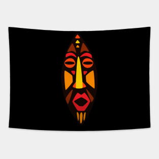 Tribal Mask Tapestry